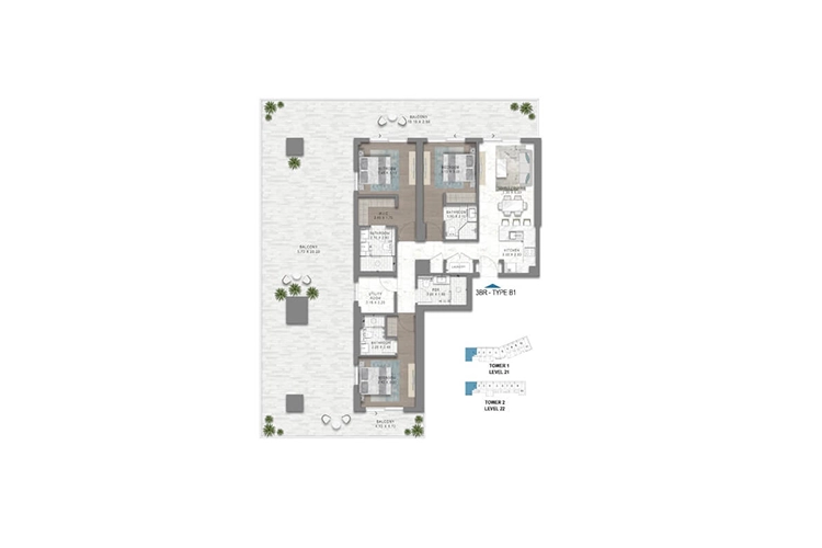 Chelsea Residences by DAMAC Site Plan